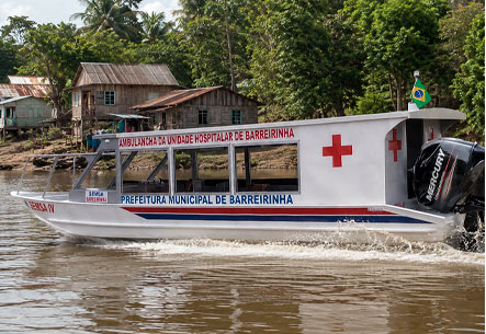 Barcos Ambulância Profissionais para Operações Fluviais na Amazônia